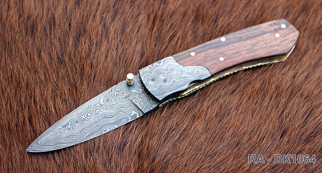 Damascus Folding Knife